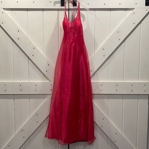 Pink prom dress